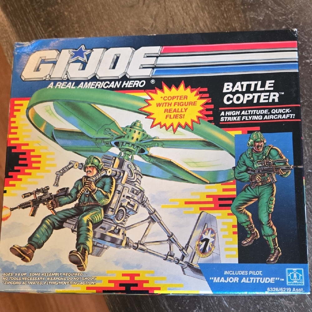 Hasbro G.I. Joe Battle Copter - Green and Blue